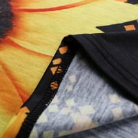 Patlollav Női Ujjatlan Csipke Pulóver Ruha Nyomtatás Üreges V-Nyakú Sundress Vintage Ruha Rollbacks
