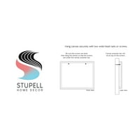 Stupell Industries Részletes Kék Rák szemcsés mintázat Vízi Botanikumok Grafikus Galéria csomagolt vászon nyomtatott