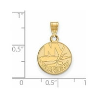 14K Sárga arany NHL Logoart New York Islanders kis medál