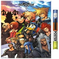 Disney Kingdom Hearts-Csoportos Fali Poszter, 22.375 34