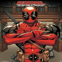 Marvel Comics-Deadpool-Pose Fali Poszter, 22.375 34