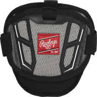 Rawlings NOCSAE Arc Reaktor Core Baseball elkapó védő szívvédő rögzítő darab, fekete
