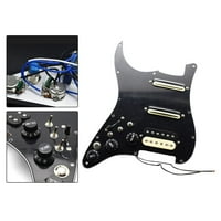 Gitár pickguard Pickup bal kopásálló elektronikus alkatrészek Gitár Pickguard akusztikus elektromos gitár Accs fekete