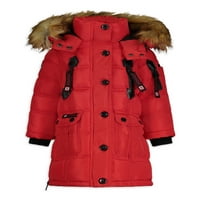 Kanadai WeatherGear kisgyermek lány hosszú puffer téli kabát