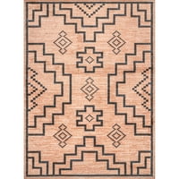 nuLOOM Allie globális ihletésű azték szimbólum terület szőnyeg, 4' 3 6' 3