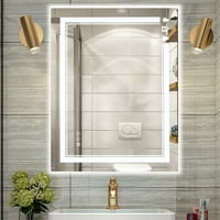Winado LED fürdőszoba tükör,, hiúság Tükrök fények, színes állítható, szabályozható Fali tükör smink, Anti-köd, kikapcsolási