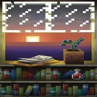 Minecraft-Ablak Fal Poszter, 22.375 34