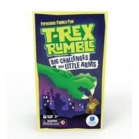 Oktatási betekintés T-Re Rumble Challenge játék Dinoszaurusz karokkal, családi játék este, korosztály 7+
