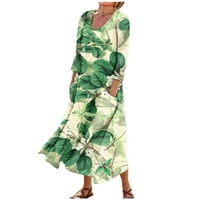 Feternal ruha nőknek tavaszi Boho Alkalmi Divat ujjú ruha nyaraláshoz nagy méretű ruhák nőknek