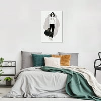 Wynwood Studio Canvas atlétikai esztétikai divat és glam ruhák fal art vászon nyomtatás fekete 16x24