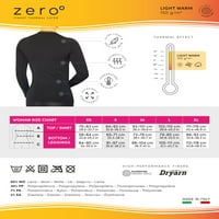 Relaxsan Zero Női termikus Rövid ujjú Lélegző póló alapréteg Dryarn rost és merinó gyapjú