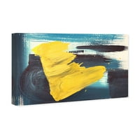 Wynwood Studio Absztrakt fal art vászon nyomtatványok 'Mojacar' festék - sárga, kék