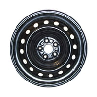 Felújított OEM acél kerék, fekete, illik 2009-Toyota Corolla Sedan