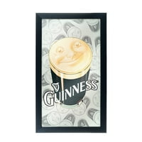 Guinness Keretes Tükör Falplakett