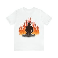 Fire DJ Flames póló, DJ ajándék pólók