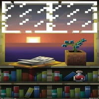Minecraft-Ablak Fal Poszter, 14.725 22.375