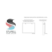 Stupell Industries óceáni evezés érc szemcsés minta rusztikus kabin tervezés grafikus galéria csomagolt vászon nyomtatott