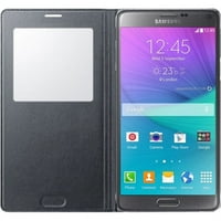 Samsung Galaxy Note Tok S Nézet Flip Cover Folio-Fekete