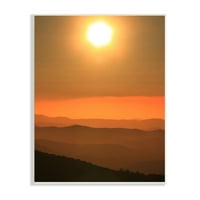 Stupell Industries meleg naplemente ég réteges hegység Tájfotózás, 19, Daniel Sproul tervezése