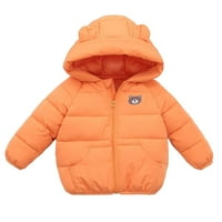 1-6T kisgyermek baba lányok fiúk téli rajzfilm kabát kapucnis meleg felsőruházat gyerekek csecsemő dzsekik