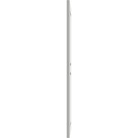 Ekena Millwork 12 W 58 H True Fit PVC Két egyenlő emelt panel redőny, Hailstorm szürke