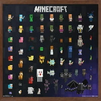 Minecraft-Sprite 2. Fali Poszter, 14.725 22.375