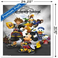 Disney Kingdom Hearts-Kollázs Fali Poszter, 22.375 34