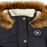 Limited Tooute Toddler Girl Fau Sherpa Anorak téli kabát kabát