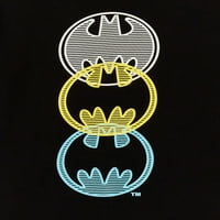 Batman Boys grafikus póló, 2-csomag, 4-7.