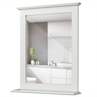 Gomba fürdőszoba smink tükör többcélú felhasználás fali tükör w polc négyzet