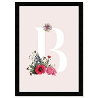 A Wynwood Studio botanikus B virág- és botanikus virágos falfestékű vászon nyomtatott rózsaszín pasztell rózsaszín